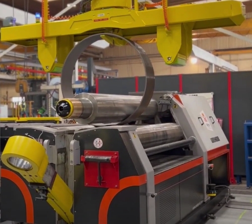 Máquina roladora de lámina con tecnología avanzada para la fabricación de componentes metálicos